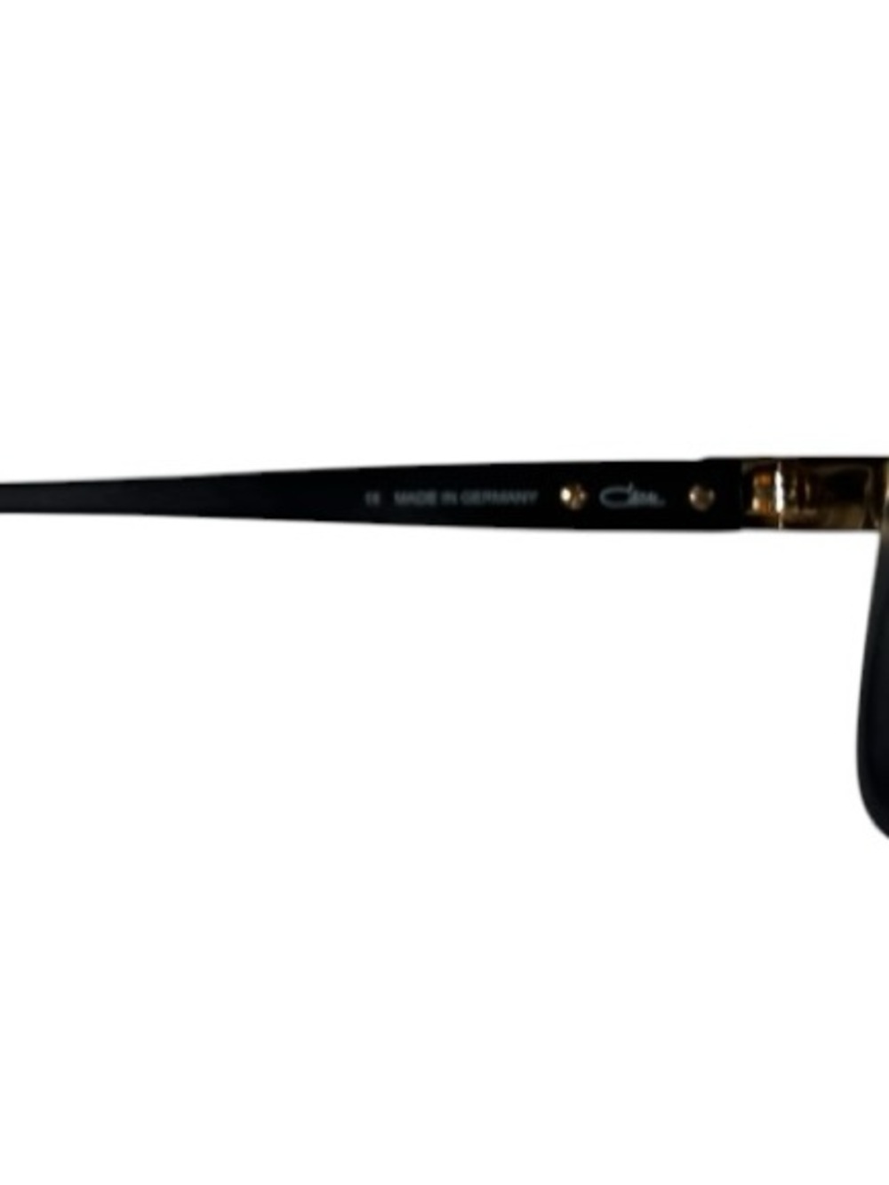 Cazal Legends 607 Sunglasses Black Gold 001 Made Germany - Picture 7 of 7